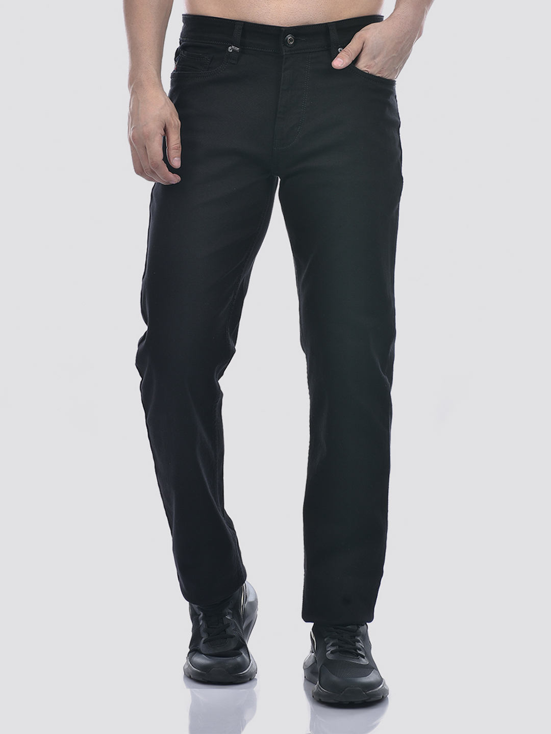 Numero Uno Men Solid Black Jeans